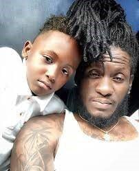 Dancehall artiste Aidonia And Nine-Year-Old Son Khalif