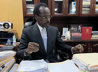 Minister of National Security Fitzgerald Hinds remains on the job,