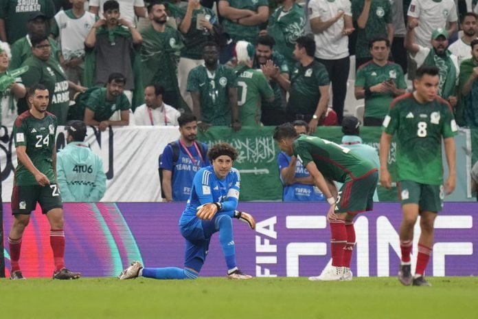 Mexico beats Saudi Arabia 2-1 but falls short at World Cup