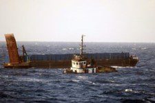 British Royal Navy rescues all five crew of stricken Caribbean tug