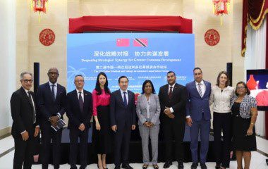 China and Trinidad and Tobago seeking to strengthen trade and investment relationship