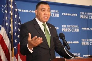 Jamaica Prime Minister Andrew Holness