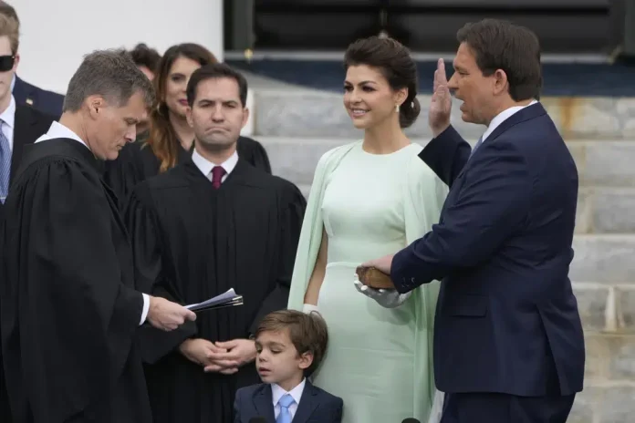 Florida Gov. Ron DeSantis sworn in for second term