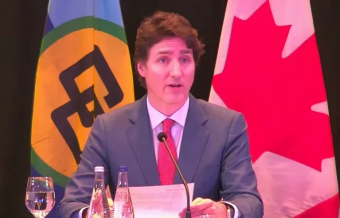 Canadian PM announces monetary and other aid for Haiti, climate change and security in Caribbean