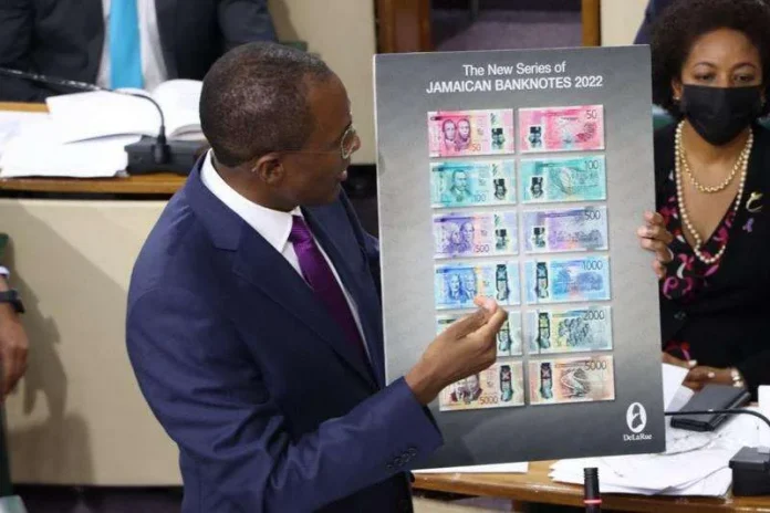 New banknotes Jamaica’s Finance Minister says new banknotes set for public release mid-June