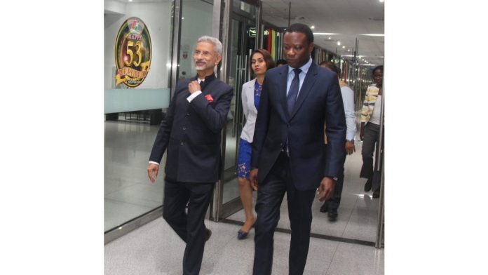 India Foreign Minister arrives in Guyana for four day visit