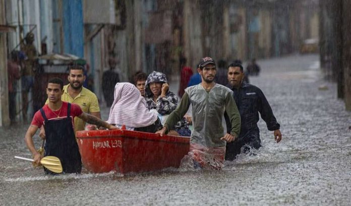 Six dead in Cuba flooding, hundreds of houses damaged