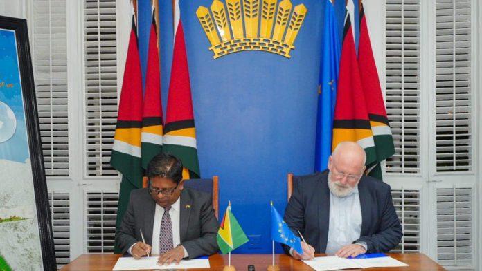 Guyana, EU sign agreement to protect, manage mangroves