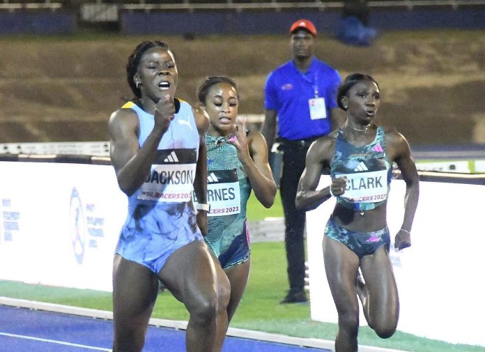 Lyles, Van Niekerk, Jackson sparkle at Racers Grand Prix