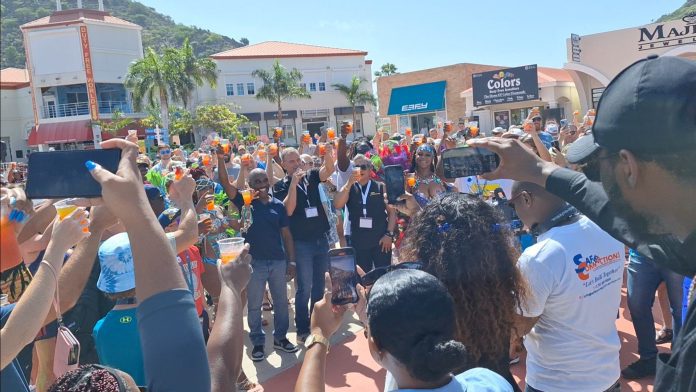 St. Maarten Flavors, Port St. Maarten Group attempt new cocktail tasting world record to start “Appeteaser Week”