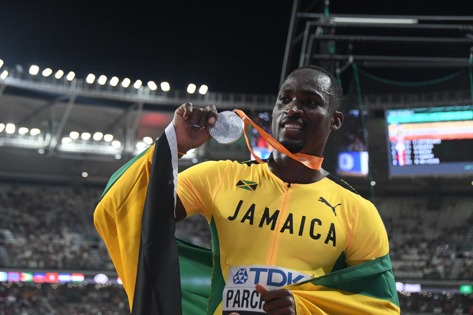 Parchment Gives Jamaica first medal at World Athletic Championships in
