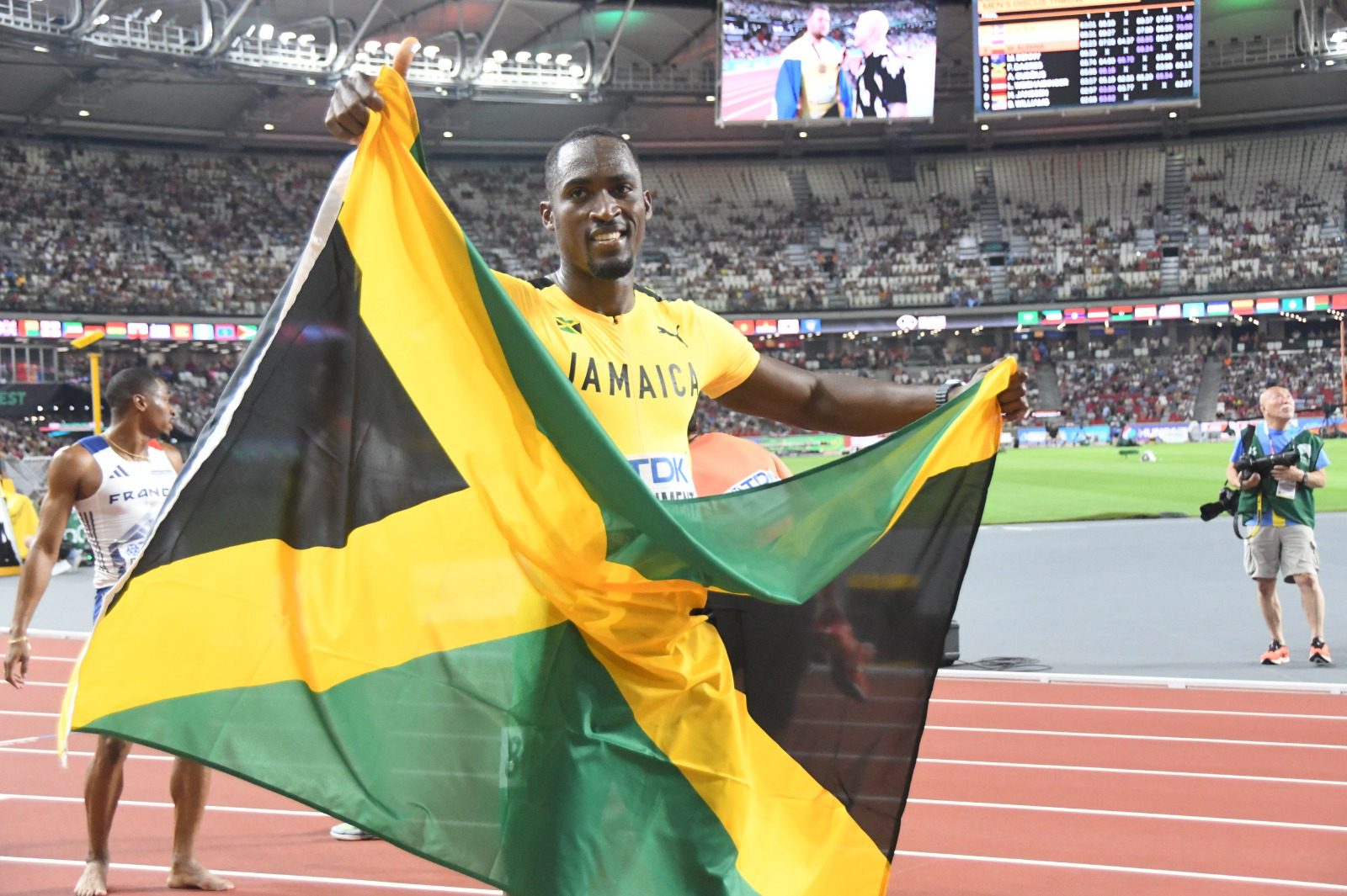 Parchment Medal for Jamaica in Budapest CNW Network