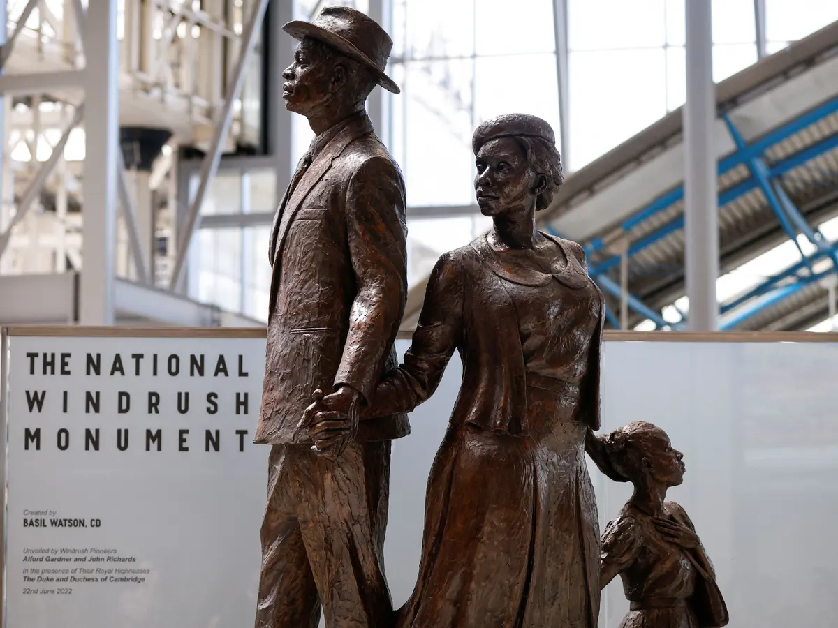 Windrush migrants monument