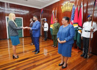 Nicole Theriot assumes office as US Ambassador to Guyana
