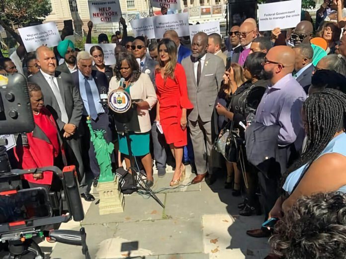 Photo-Brooklyn-Democratic-Party-advocates-for-equitable-aid-for-Caribbean-migrants