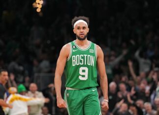 Celtics outlast Heat 119-111 in intense clash of Eastern Conference rivals derrick white boston celtics