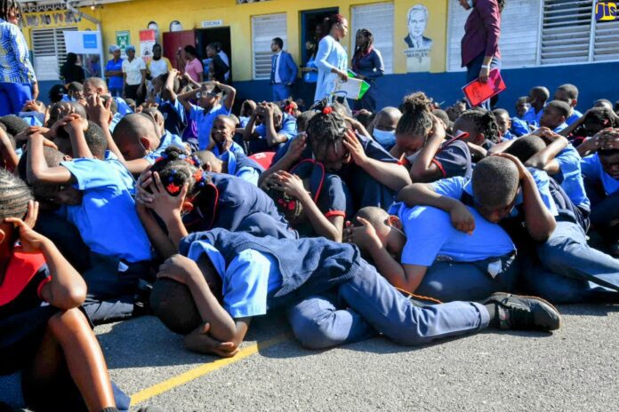 school earthquake drill jamaica