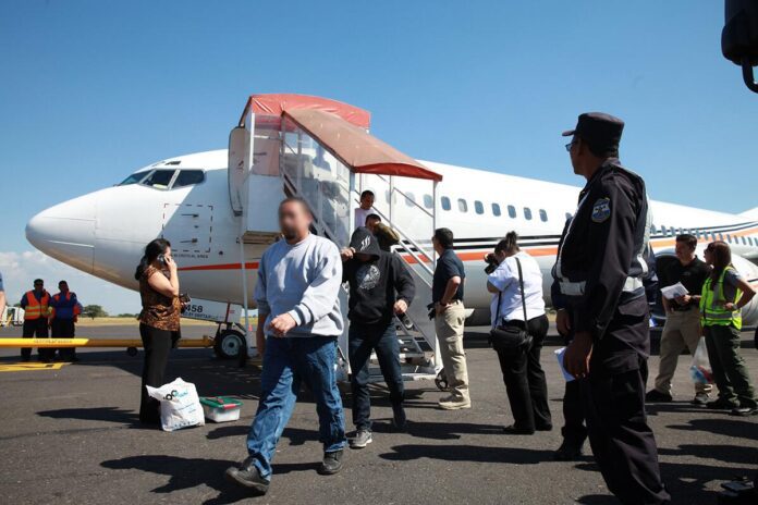 ICE removal flights Caribbean