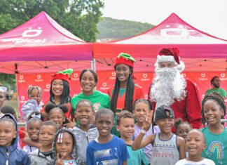 Briana Williams transforms Flankers football field into Christmas wonderland