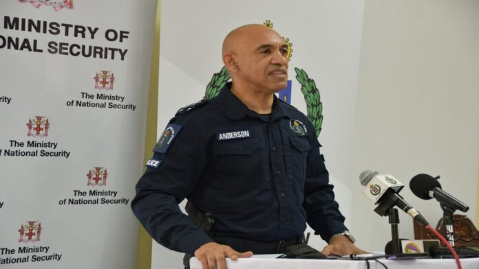 Commissioner of Police, Major General Antony Anderson.