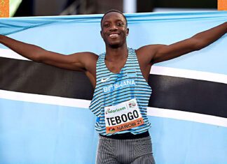 Letsile Tebogo smashes 300m World Record in South Africa Letsile-Tebogo