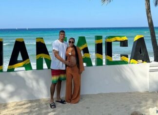 Retired American track star Allyson Felix and husband visit Jamaica for “babymoon” Allyson Felix and her husband Kenneth Ferguson snap a picture in Jamaica while on their babymoon.
