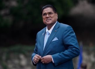 Suriname declares national mourning ahead of former President Santokhi’s cremation Suriname President Chandrikapersad Santokhi.