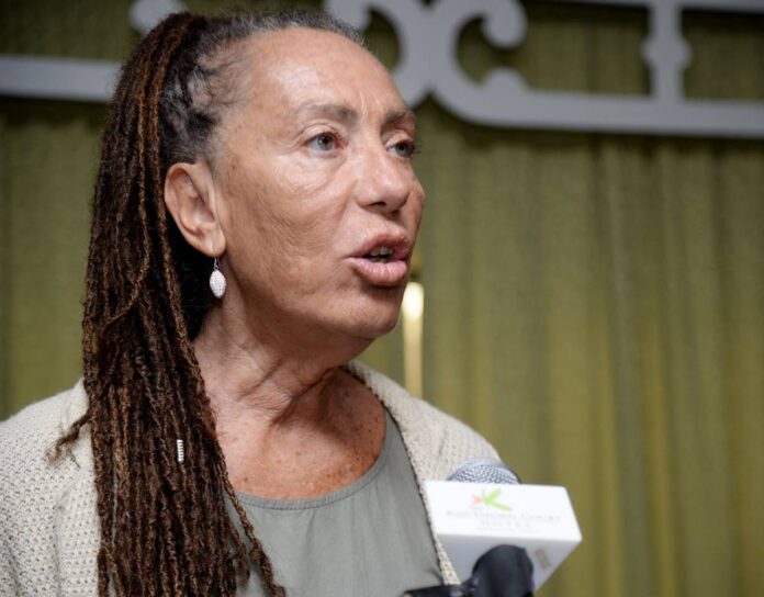 Carla Gullotta, executive director of human rights group Stand Up for Jamaica (SUFJ).