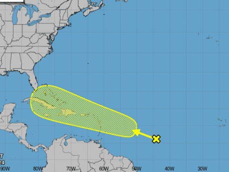 New tropical disturbance forms in the Atlantic