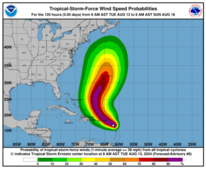 Tropical Storm Ernesto