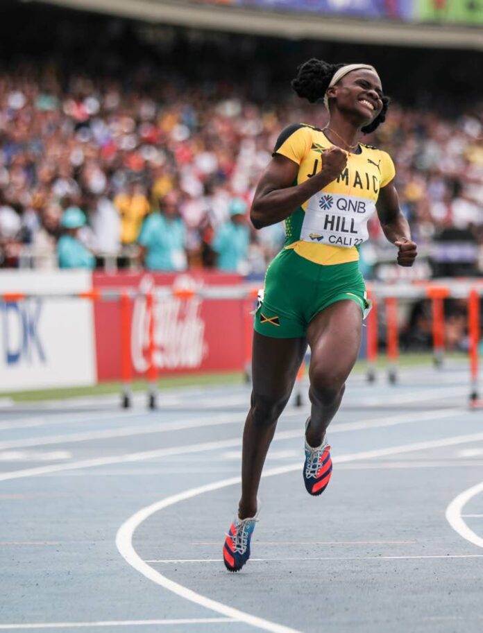 Kerrica Hill dominates sprint hurdles semis, poised for another gold at World U20 Championships