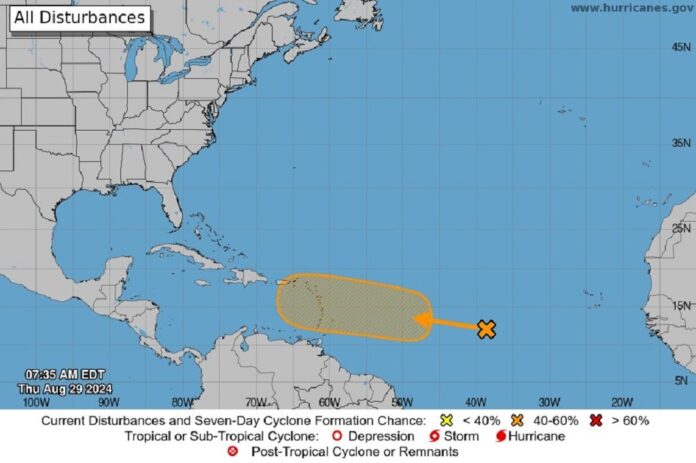 Tropical wave could develop over Caribbean early next week