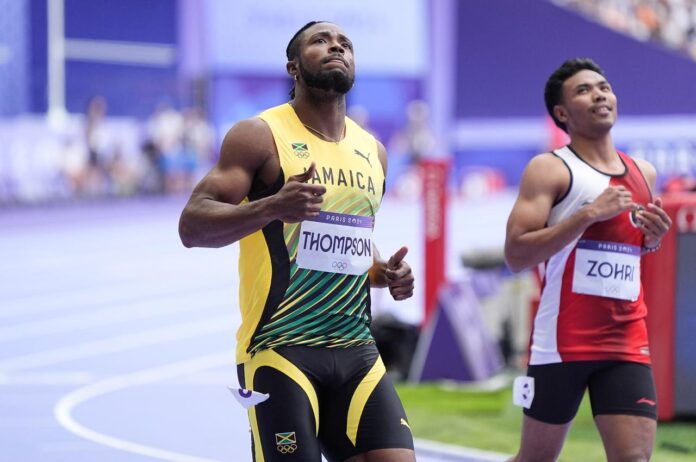 Kishane Thompson sets pace as Jamaicans move to 100m semis
