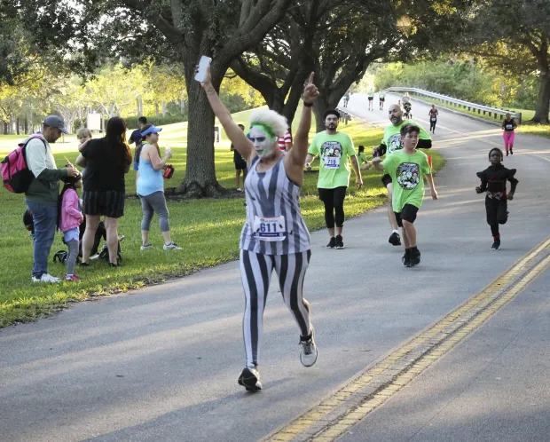 Sunrise Halloween trick or trot 5k