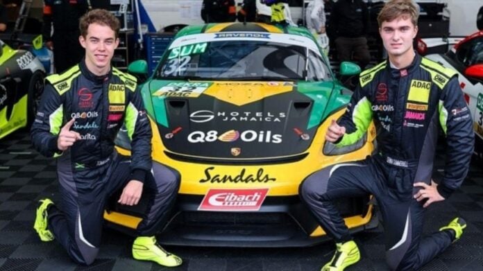 Reggae Racers climb to fifth in competitive ADAC GT4 Germany Race