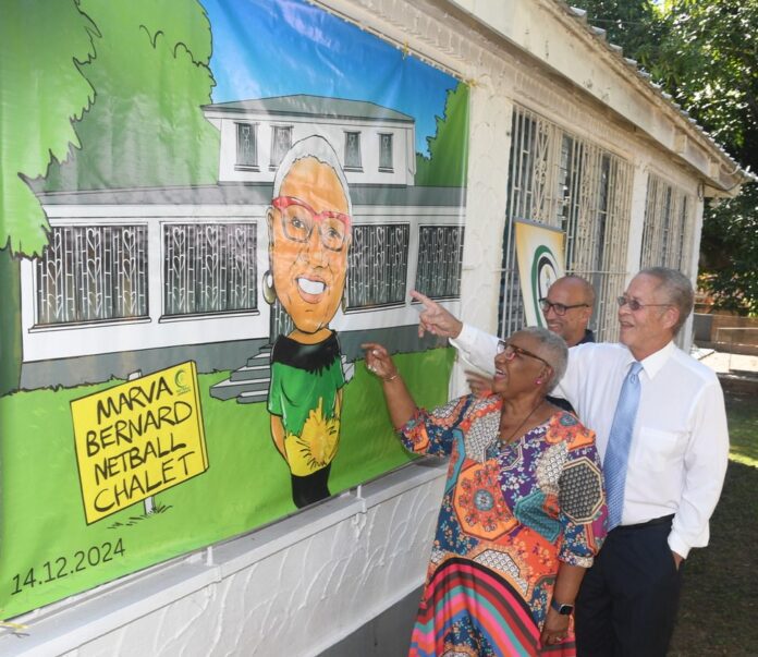 Marva Bernard honored with renamed Netball Chalet in Kingston