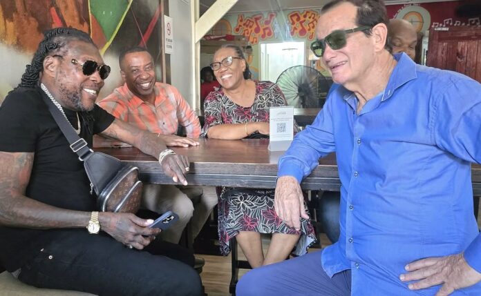 Kingston Mayor Andrew Swaby and Counciler Audrey Smith-Facey Met meets with Vybz Kartel and Josef Bogdanovich