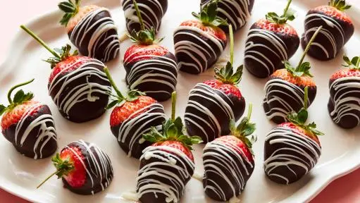Valentine's Day strawberries