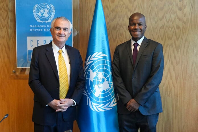 BVI Special Envoy Mr. Benito Wheatley and UN ECLAC Executive Secretary H.E. Jose Manuel Salazar-Xirinachs