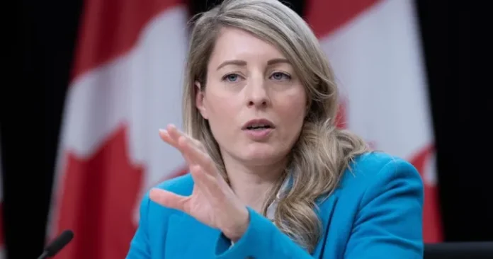 Canada Foreign Affairs Minister Mélanie Joly