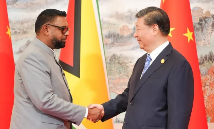 China displeased with Guyana, US talks