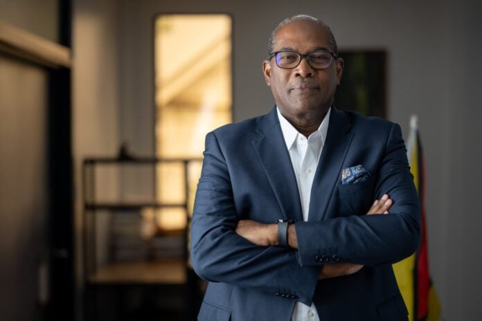 Nigel Hughes, leader of Guyana's opposition Alliance for Change (AFC)