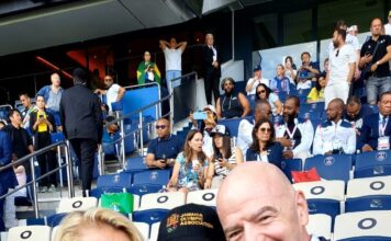 JOA applauds IOC’s 16-team expansion for Women’s Football at LA 2028 Chris Samuda and Infantino JOA