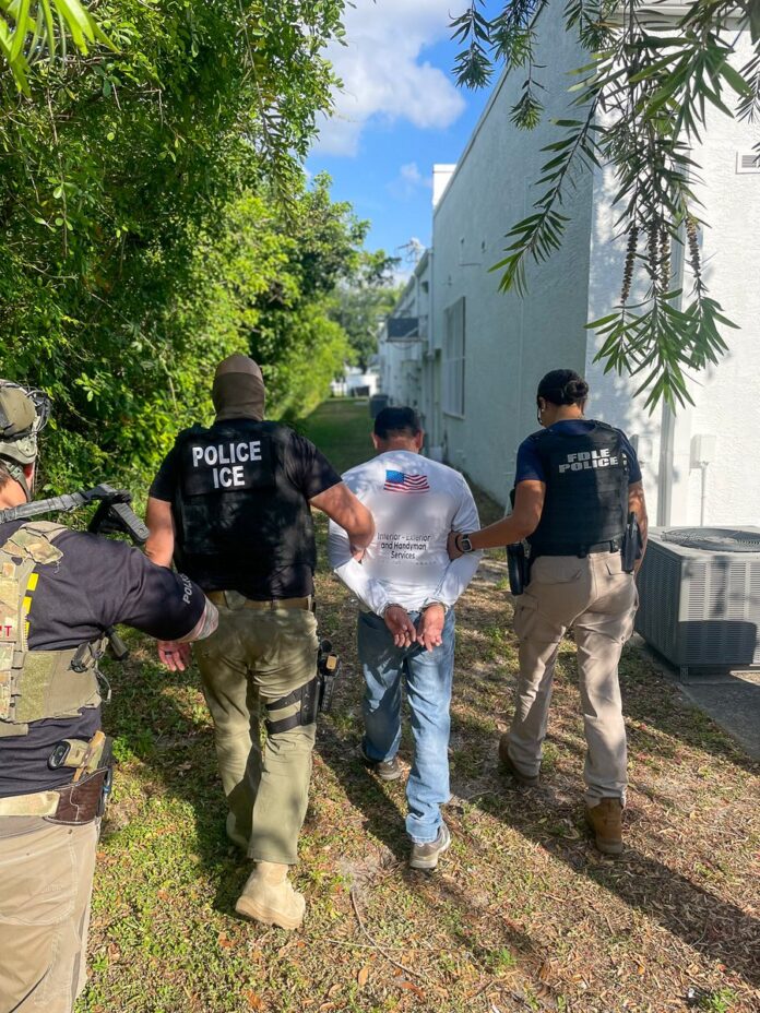 Nearly 800 undocumented immigrants arrested by ICE in Florida
