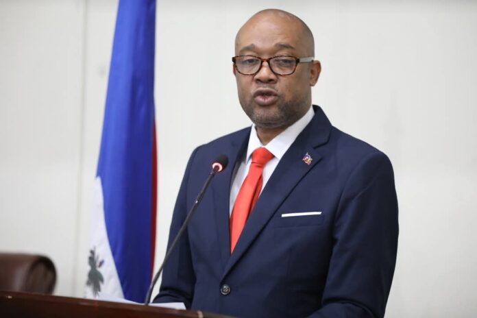 Haitian Minister of Health Bertrand Sinal