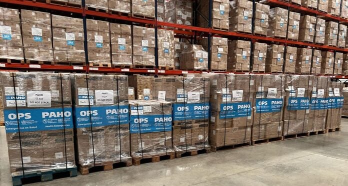 PAHO delivers nearly three tons of medical aid to Haiti