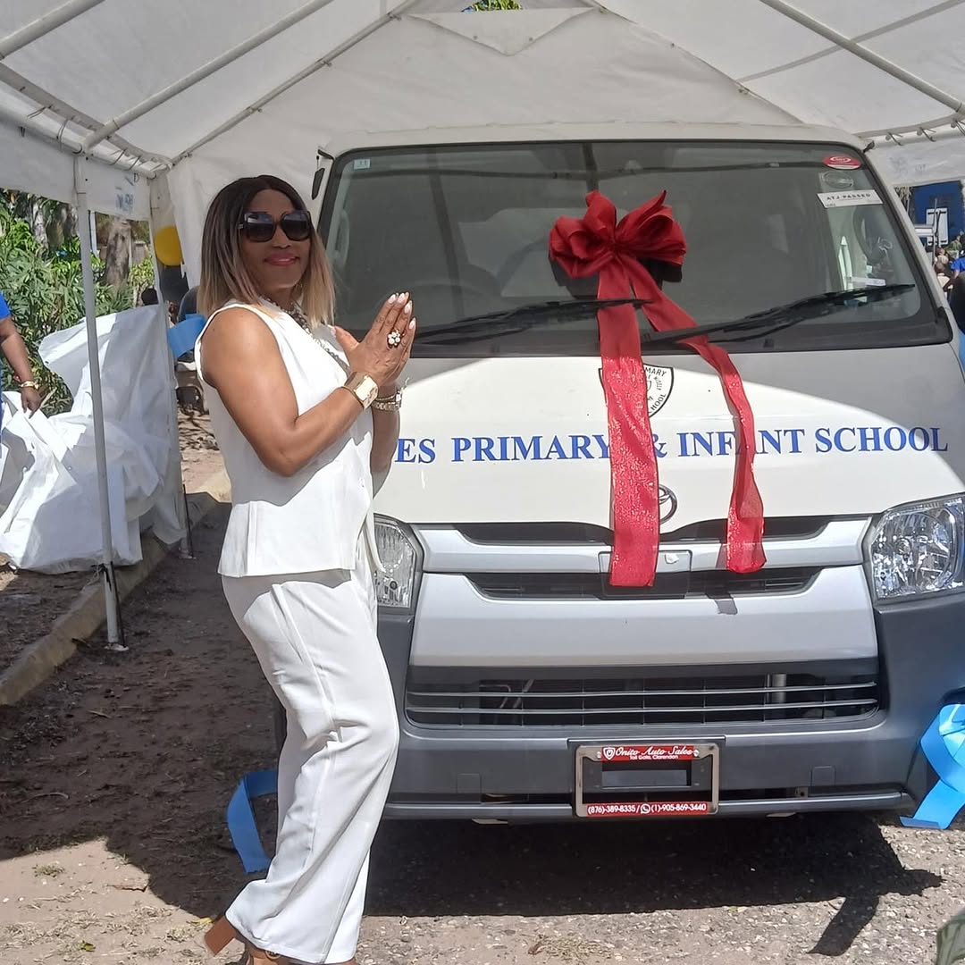 South Florida-based Jamaican alum donates school bus to Hayes Primary in Clarendon