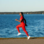 Veronica Campbell Brown in a VCB FIT outfit