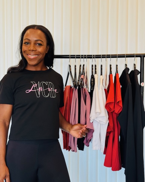 Veronica Campbell Brown in VCB FIT activewear