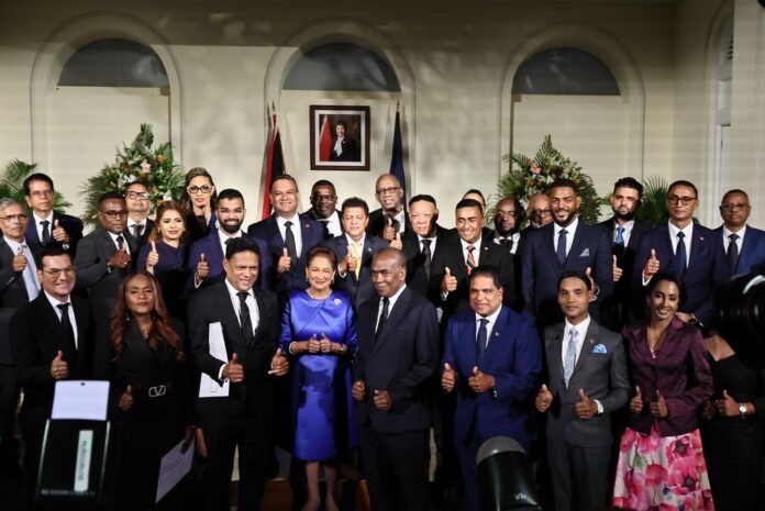 Trinidad PM Kamla Persad-Bissessar unveils 35-member UNC government